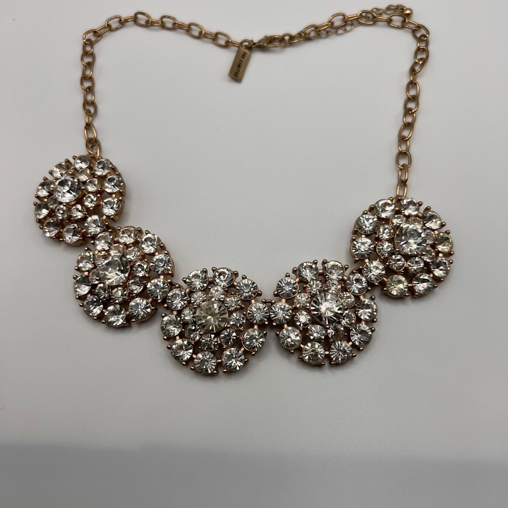 rhinestone statement necklace